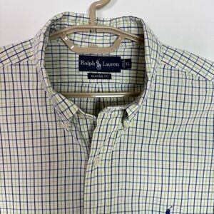 Ralph Lauren Men’s‎ Classic Fit S/S Plaid Button Down Shirt Size XL